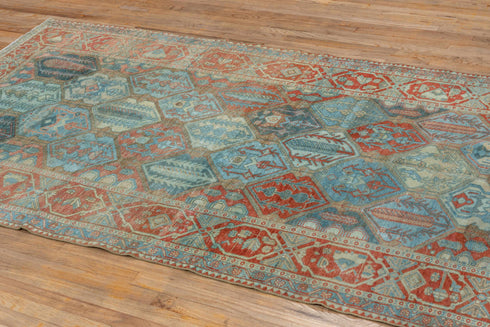Vintage Baktiary Runner Rug (5' x 10')